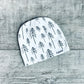 Forest for the Trees Organic Beanie - Charcoal Gray / White
