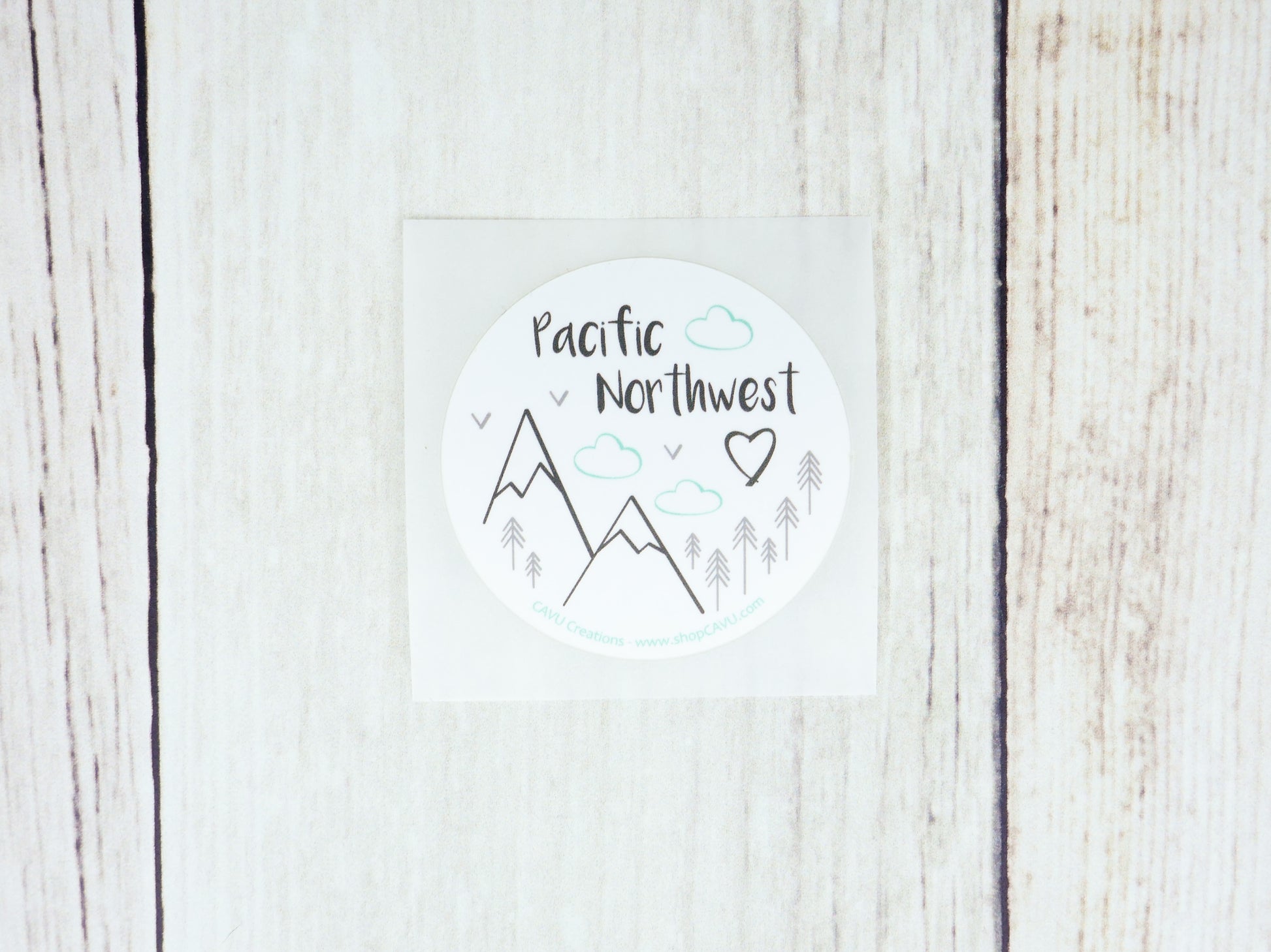Sticker - Pacific Northwest 2" - CAVU Creations