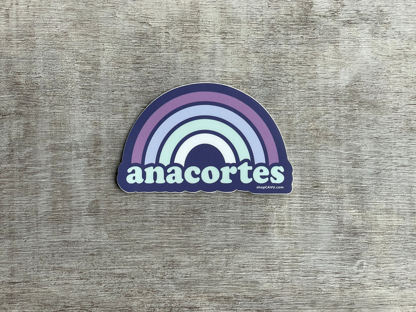 Sticker / Decal - Anacortes Rainbow 3”