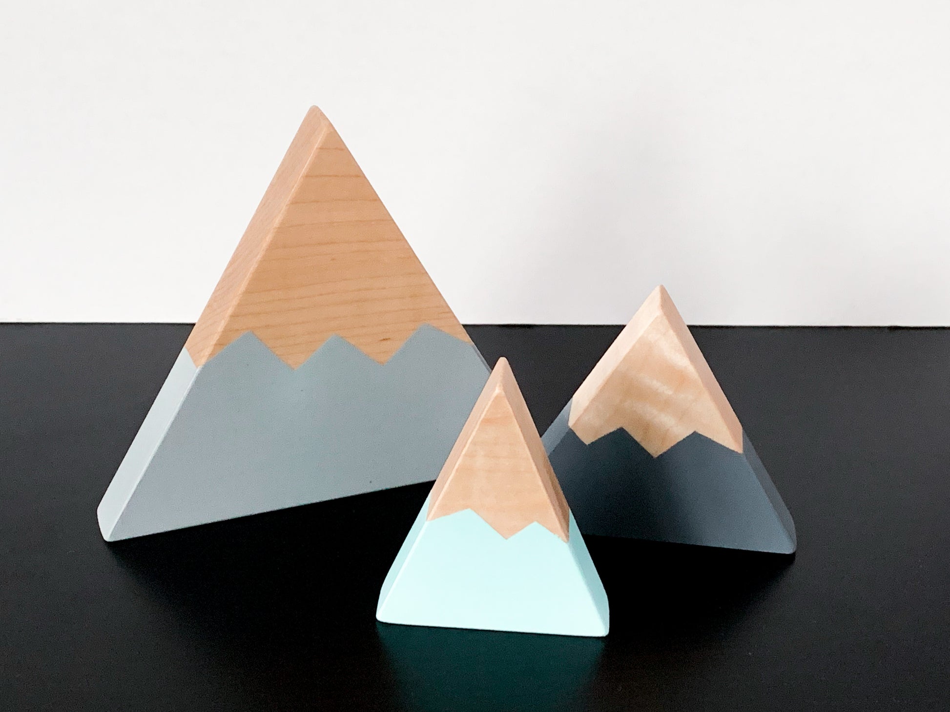 Wooden Mountain - Charcoal Gray - Cascade - CAVU Creations