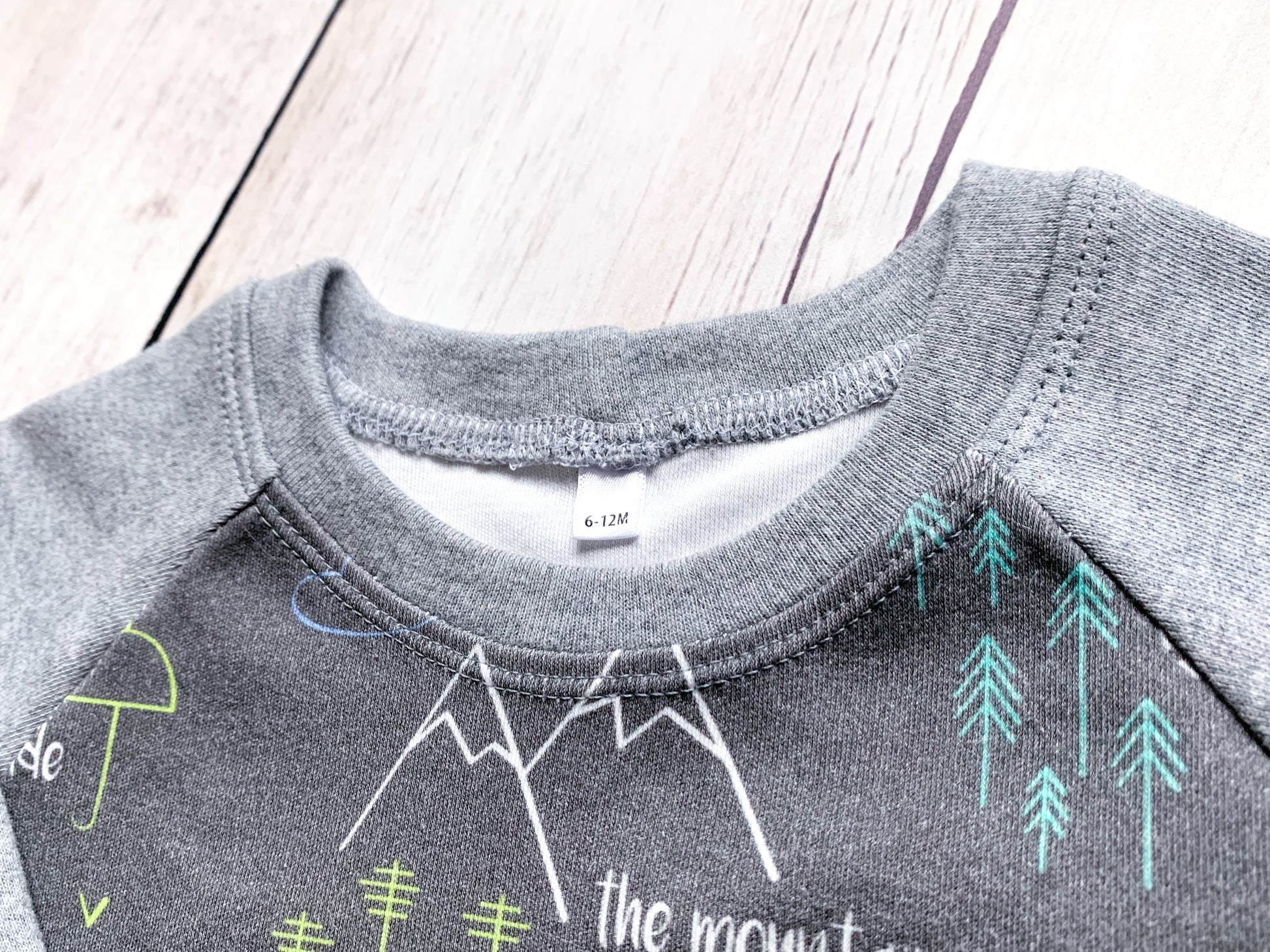 Perfectly PNW Organic Cotton Pullover - Charcoal / Blue / Green / Mint / Heather Gray - CAVU Creations