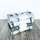 Orca Pod Organic Swaddling Blanket - Charcoal / Mint / Salmon
