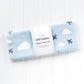 Jets in Clouds Organic Burp Cloth - Sky Blue / Gray / White - CAVU Creations