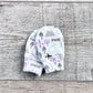 PNW Love Organic Newborn Mittens - Purple / Mint / Grays / White