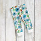 Wildflower Whimsy Organic Baby Leggings - Multi / White