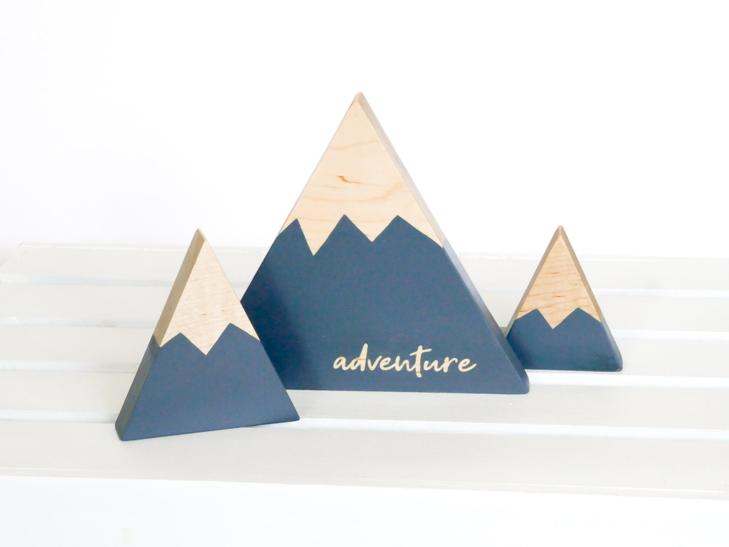 Wooden Mountain - Charcoal Gray - "Adventure" - CAVU Creations